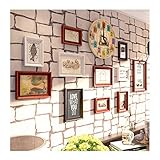 11 Wandbild Wanddekoration Massivholzkisten Retro High-End-Wohnzimmer Restaurant Schlafzimmer Bar Dekorative Malerei Ornament