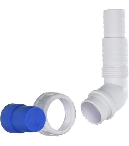 SPARES2GO Kit Scarico Sifone 40mm Per Lavello: Doppio Attacco Per Lavatrice E Lavastoviglie, 75mm