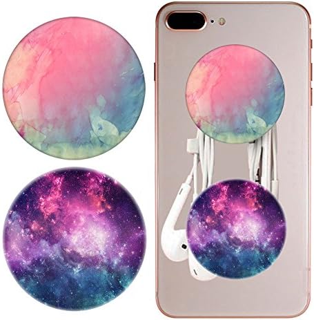 Mobile Phone Holder,Expanding Stand Grip Pop Mount Socket for Smartphones iPhone and Tablets(2 Pack)