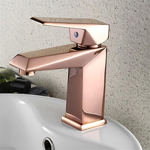 Coldtutu 2018 Modern Design Bathroom Sink Tap Basin Mixer Tap Basin Tap Antique Quality Bathroom Basin Faucet Rose Gold Water Tap Basin Faucet