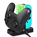 Produktbild Likorlove Nintendo Switch Ladegerät, Joy-Con, Pro-Controller, N-Switch-Konsole Ladestation mit LED-Anzeigen für Nintendo Switch …