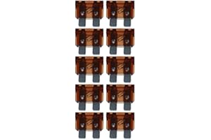 baytronic Standard Flachstecksicherung Kfz-Sicherung (10 Stück 7,5 A braun)