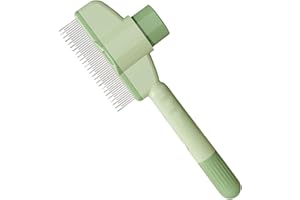 NUOKE Fellblitz Bürste Selbstreinigende Haustierbürste Für Lang- Und Kurzhaarpflege, Fellbürste Katze, Hunde Katzen Bürste, Pfotenmond fellbürste