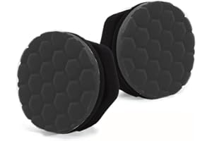 ‎RIXERKOC RIXERKOC 2 Stück Reifenglanz Applikator Pad, Reifen Hex Grip Applikator, Autowäsche Reifenreiniger Radreiniger Felge WiederverwendbarWaschbar Reifenglanz Applikator (Gelb (Wabe))