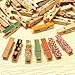 Produktbild 50 pcs niedlicher lackierter Holz Mini Craft Pegs Tuch Foto Bild Aufhängen Spring Clips Wäscheklammer ^.