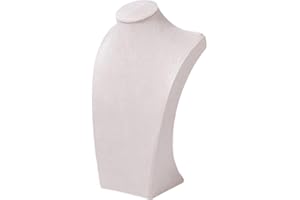 Muteitt Collier Buste Présentoir Bijoux Cou Pendentif Chaîne Organisateur Support Collier Bijoux Présentoir pour Usage Domestique Ou Magasin Boutique Show