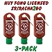 Produktbild 1.69oz Sriracha2Go 3-Pack: Huy Fong Licensed Mini Sriracha Keychain/Keyring Bottle ... by Sriracha2Go