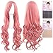 Produktbild (Two wig + Stand + hair net) Familiar Louise CaseEden original 4-piece set of Luka Himeji Mizuki zero Meg [cosplay wig 80cm heat-resistant high-quality Genuine] Long Curly Hair Pink (japan import)