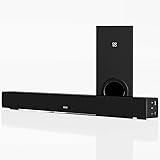 GOVO GOSURROUND 610 100 Watt 2.1 Channel with HDMI & LED Display Wireless Bluetooth Soundbar (Platinum Black)