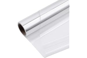 LIHAO Rouleau de Cellophane Transparent Wrap Rouleau pour Emballage Fleur Cadeau Anniversaire Noël Pâques Fête, 30M×40CM