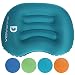 Produktbild Fafada Camping Kissen Aufblasbares Kissen Reisekissen Faltbar Nackenkissen Flugzeug Leichtes Pillow für Wandern Büro Urlaubsreise Hellblau