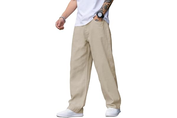 TAGAS Men Relaxed FIT Denim Jeans | Loose Jeans for Men | Mens Baggy Fit Denim Jeans Pant | MDJ-22