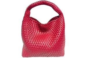 Jugsar Womens Totes Bags Large Shoulder Bags Ladies Hobo Bag Soft Leather Handbags for Women Top Handle Shopping Bag, Gift with a Ladies Purse (Red)