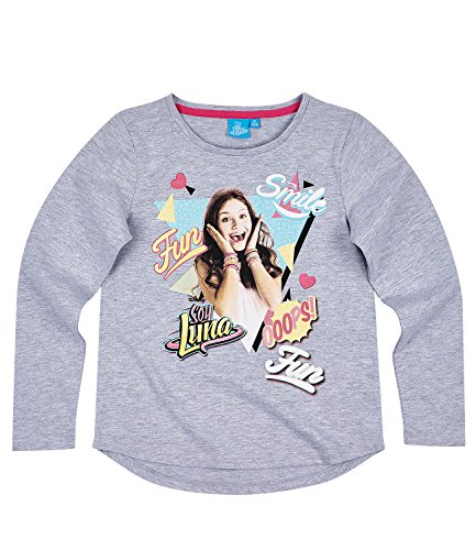 Preisvergleich Produktbild Disney Soy Luna Mädchen Langarmshirt - grau - 152
