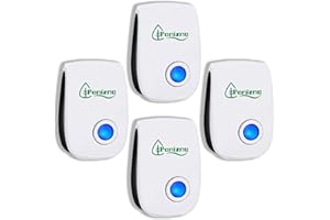 OOLIFE Antizanzare Repellente Ultrasuoni Professionale, Repellente Ultrasuoni Elettrico, Dispositivo Anti Parassiti Ampio Raggio, Contro Zanzare, Ratti, Scarafaggi, Ragni, Topi (Modern, 4, pack)