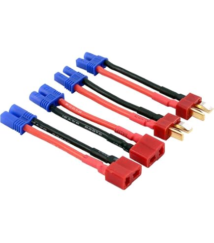 Adaptateur XT60 Vers T-Plug Deans – Lot De 4 Connecteurs Sans Fil Pour Batterie Et Chargeur