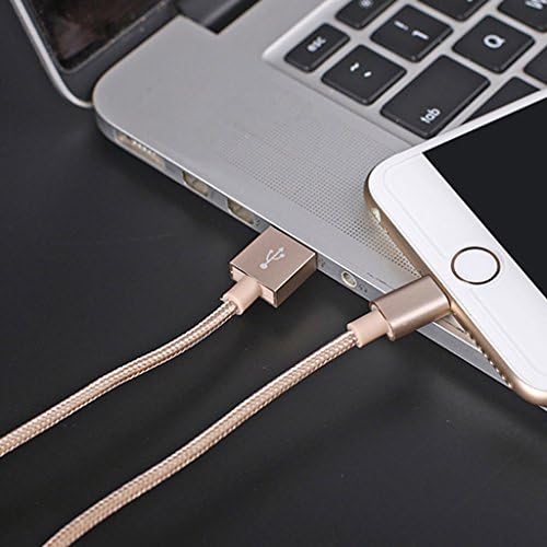MyVigor Lightning Cable iPhone Charger lightning cable 1m (GOLD) braided usb cable Super-High charging + data sync for apple iPhone 5, 5s, 5c + apple iPhone 6, 6s, 6s plus + apple iPhone 7, iPhone 7 plus + iPad Air 2, iPad Pro and more…see colour options available. Just Add to Basket.