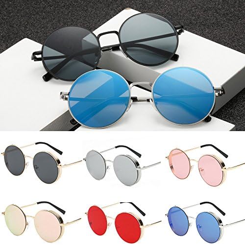 Clearance Sale!OverDose Unisex Men Women Quadrate Metal Frame Brand Classic Outdoor Sunglasses(#4)