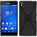 Produktbild PhoneNatic Case für Sony Xperia Z3 Hülle Silikon grau X-Style + 2 Schutzfolien