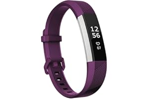 Chainfo Compatible with Fitbit Alta HR/Alta Watch Strap, Soft Silicone Replacement Watchband