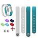Produktbild Fitbit Alta Ersatzarmband, Bluesim komfortabler buntfarbige Sport Fitness Fitbit Alta Ersatzarmband Ersatzschweißarmband Armband Ersatzband Sport-Uhrenarmband Eratzschweißband mit kostenfreien Verschluss für Fitbit Alta