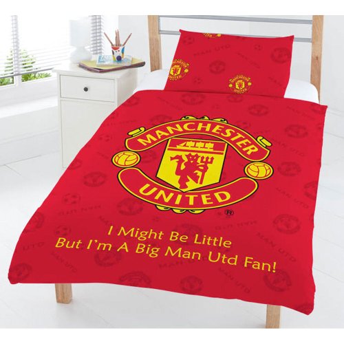 Manchester United FC Junior / Cot Bed Duvet Cover & Pillowcase