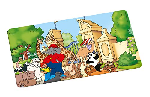Benjamin Blümchen 12984 Brettchen, Zoo Brett, Melamin, mehrfarbig