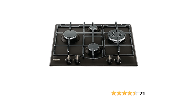 Hotpoint PCN 640 T (AN) R/HA Incasso Gas Antracite Piano Cottura :  Amazon.it: Grandi elettrodomestici