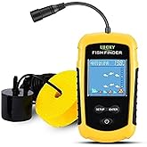 Valkyrie LCD Color Screen Portable Wired Fish Finder 100M Range Sonar Echo Scandal Fish Finder