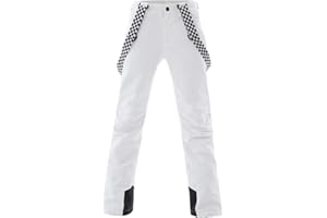 ALSOGO Skihose Damen wasserdichte Professionelle Schneehose Winddichte Hosenträgerhose Winter Outdoor Regenhose Warme Wanderhose Snowboard Softshellhose mit abnehmbaren Trägern Overall & Schneefang