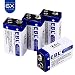 Produktbild EBL 9V Block Batterie Lithium Batterie für Rauchmelder 10 Jahre Lebensdauer 4 Stück mit Aufbewahrungsbox