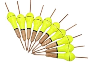 Amur Leopard 10 pcs corcho de pesca corcho flotador de madera de Balsa corriente de alta intensidad