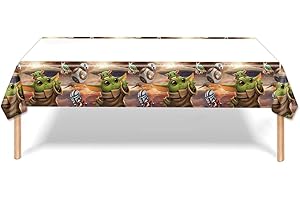 MODALI Master Yoda Party Tischdecke - 180 x 108 cm Einweg-Plastik-Tischdecke aus Kunststoff, Dekoration liefert Party Zubehör für Kinder Geburtstag Party de korationen