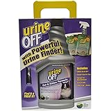 Combo Kit Urine Off für Katzen inklusive Urine Finder Schwarzlicht und 2x2 extrem saugfähige Tücher zur Urine Beseitigung