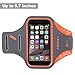 Produktbild 5.5" Sportarmband für iPhone 6/6S/6S Plus/7/Samsung Galaxy Note 3/Note 4/Note 5/S6 Edge Plus, wasserdicht Übung Gym Sportband mit Kopfhörer und Schlüssel Pillendose & Kreditkartenfach & Reflection Streifen für Joggen, Laufen, Sport, Walking, Wandern