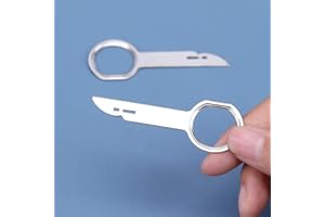 YPLonon Clés D'extraction Autoradio 8 Pièces Outils de Déverrouillage Autoradio en Acier Inoxydable Clés d'extraction de Démontage Compatible avec Ford Peugeot Volkswagen Mercedes et Audi
