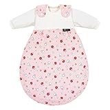 Alvi 713-2 Baby-Mäxchen Schlafsack 3tlg. Glückspilz rosa Das Original
