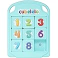 Cubelelo Number Sliding Puzzle 3x3 (Magnetic) | 8 Pieces Brain Teaser Fun Learning Block Puzzle Toy for Kids and Adults