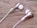Produktbild Goldenes Ear-Buds Fashion Collection Kopfhörer – Golden, für 3,5 mm W/Mikrofon. Freisprecheinrichtung Call für Apple Samsung Galaxy S7 Edge