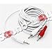 Price comparison product image White 10-Metre 3.5mm RCA Audio Cable 3.5mm Male Stereo Jack to 2 RCA Male