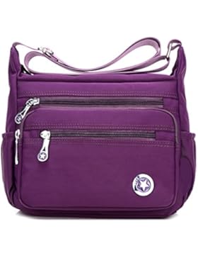 Casual Crossbody Handtaschen Umhängetaschen für Frauen Wasserdicht Nylon Messenger Taschen