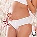 Anita Women's 1552 2X Maternity Knickers, White, Size 38