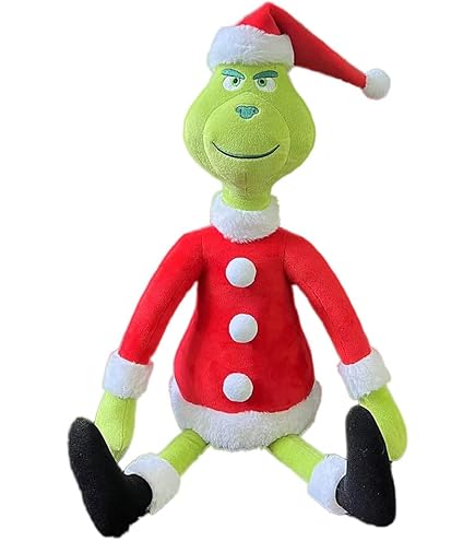 Aurora Palm Pals Christmas Plush Bundle - Max, Grinch & Cindy Lou Who 3-Piece Set