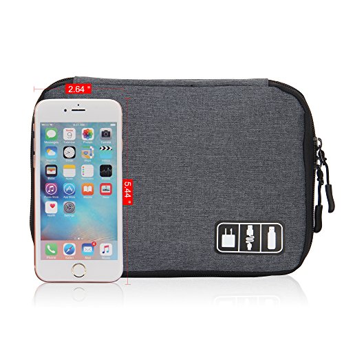 Veevan Tragbare Universal Elektronikzubehör-Reisekasten Organizer für Handys Power-Banks USB-Kabel - 2
