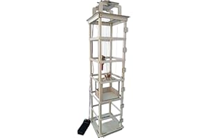 perfeclan Modèle D'ascenseur En Bois, Jouet éducatif, Kit de Construction Scientifique pour Garçons et Filles