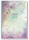 Schülerkalender POETRY 2017/2018 - Schulplaner 17/18 - 1 Woche auf 2 Seiten, A5 by 