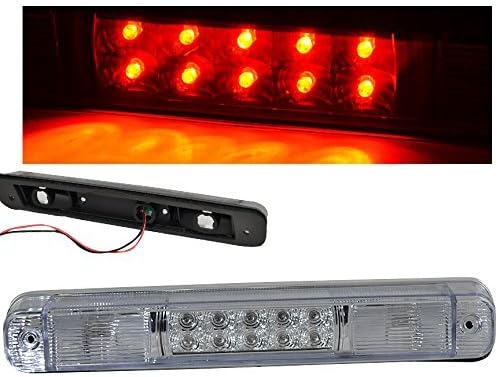 Rxmotor Chevy Silverado GMC Sierra C K sierra LED 3RD Brake Light Chrome Housing by RXMOTOR