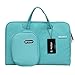 Produktbild 12 Zoll Laptop Tasche,elecfan® Notebooktasche Laptoptasche Aktentasche Wasserfest Canvas Gewebe Laptop Schutzhülle mit Griff & Reißverschluss 12 Zoll
