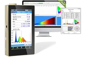 Hopoocolor OHSP350 Spectrometer Light Portable Spectrum Analyser for LED Light Tester with Software