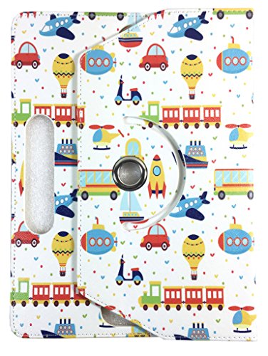 Archos 70 Platinum 3G 7 inch Tablet Kinderspielzeug Universal 360 Grad Wallet Schutzh  lle Folio mit Kartensteckpl  tzen   7 - 8 zoll   von Sweet Tech